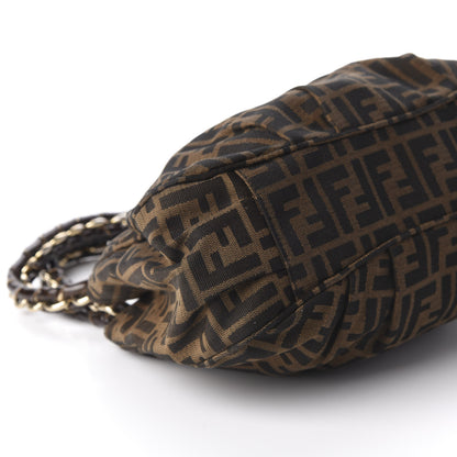 Fendi Zucca Small Mia Tote Tobacco 6 of 10