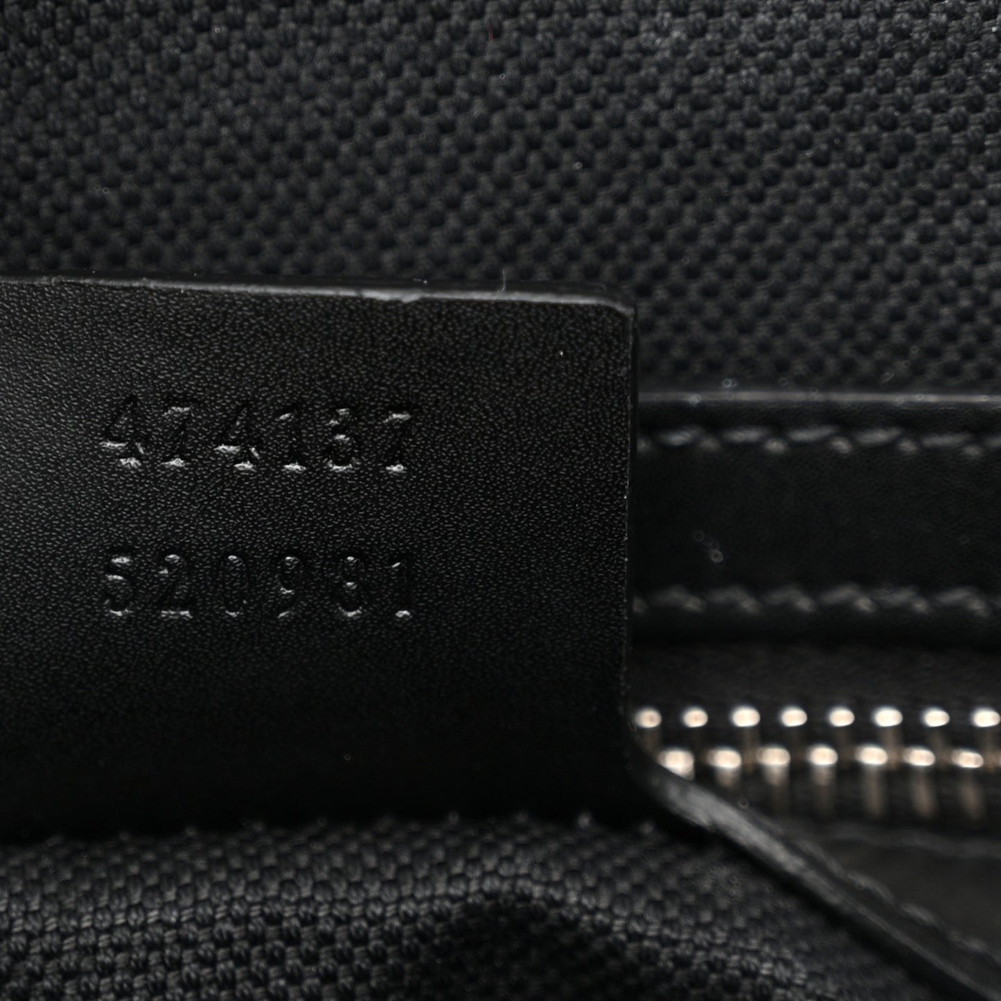GG Supreme Monogram Appia Calfskin Web Flat Messenger Bag Black Grey
