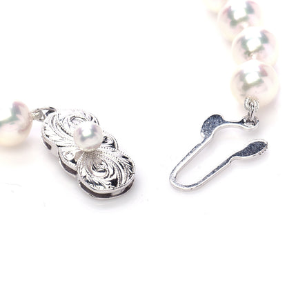 Mikimoto Sterling Silver Akoya Pearl 6.5-7mm Strand Necklace 18 6 of 6