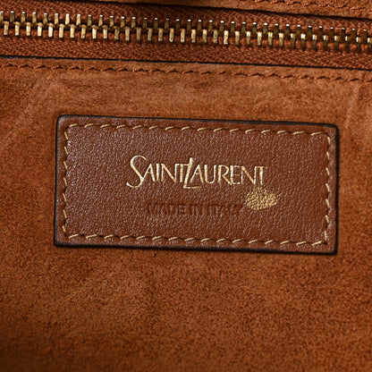 Saint Laurent Santorini Lux Calfskin Y Drawstring Tote Brick 6 of 10