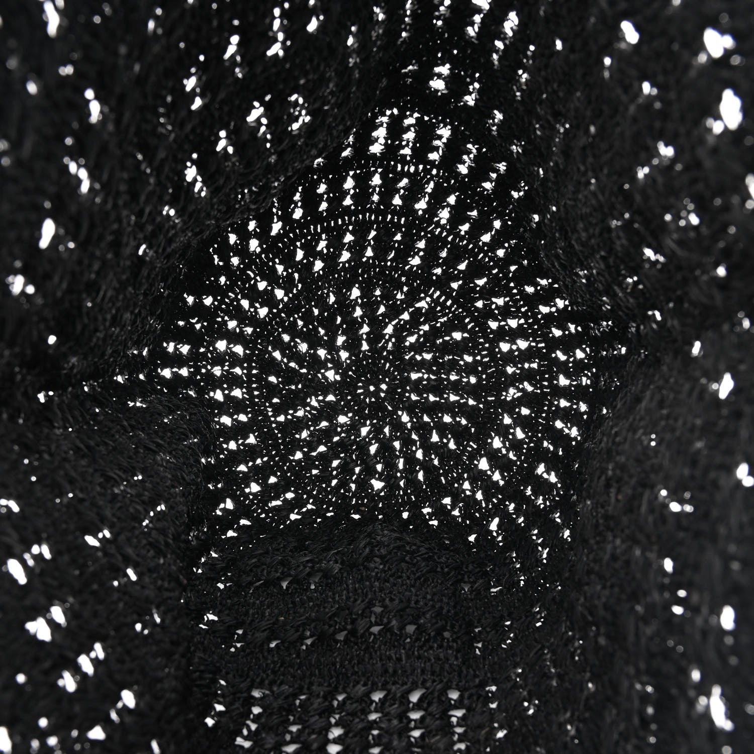 Saint Laurent Raffia Calfskin Medium Panier Tote Black 5 of 12