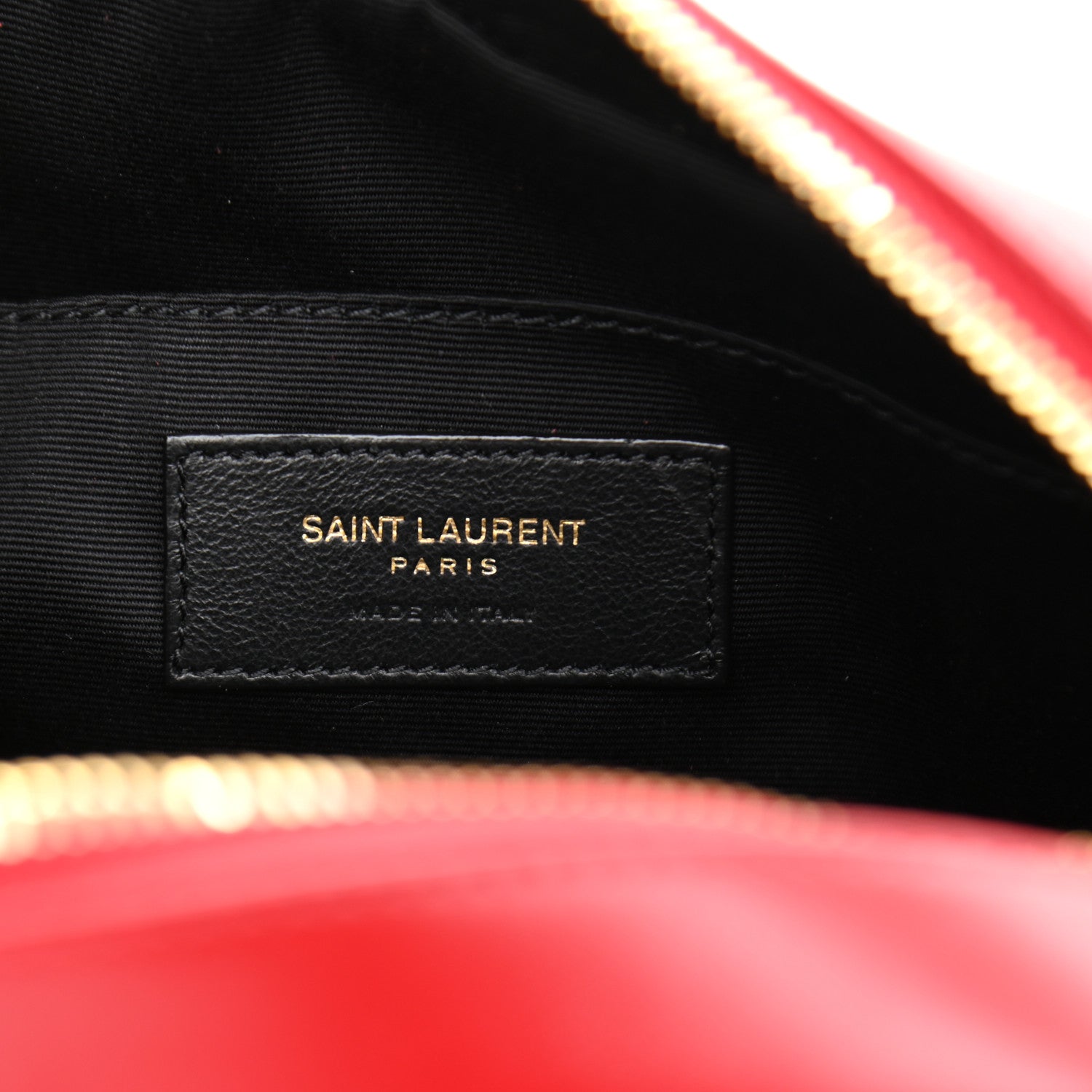 Saint Laurent Calfskin Matelasse Monogram Lou Camera Bag Rouge Eros 6 of 11