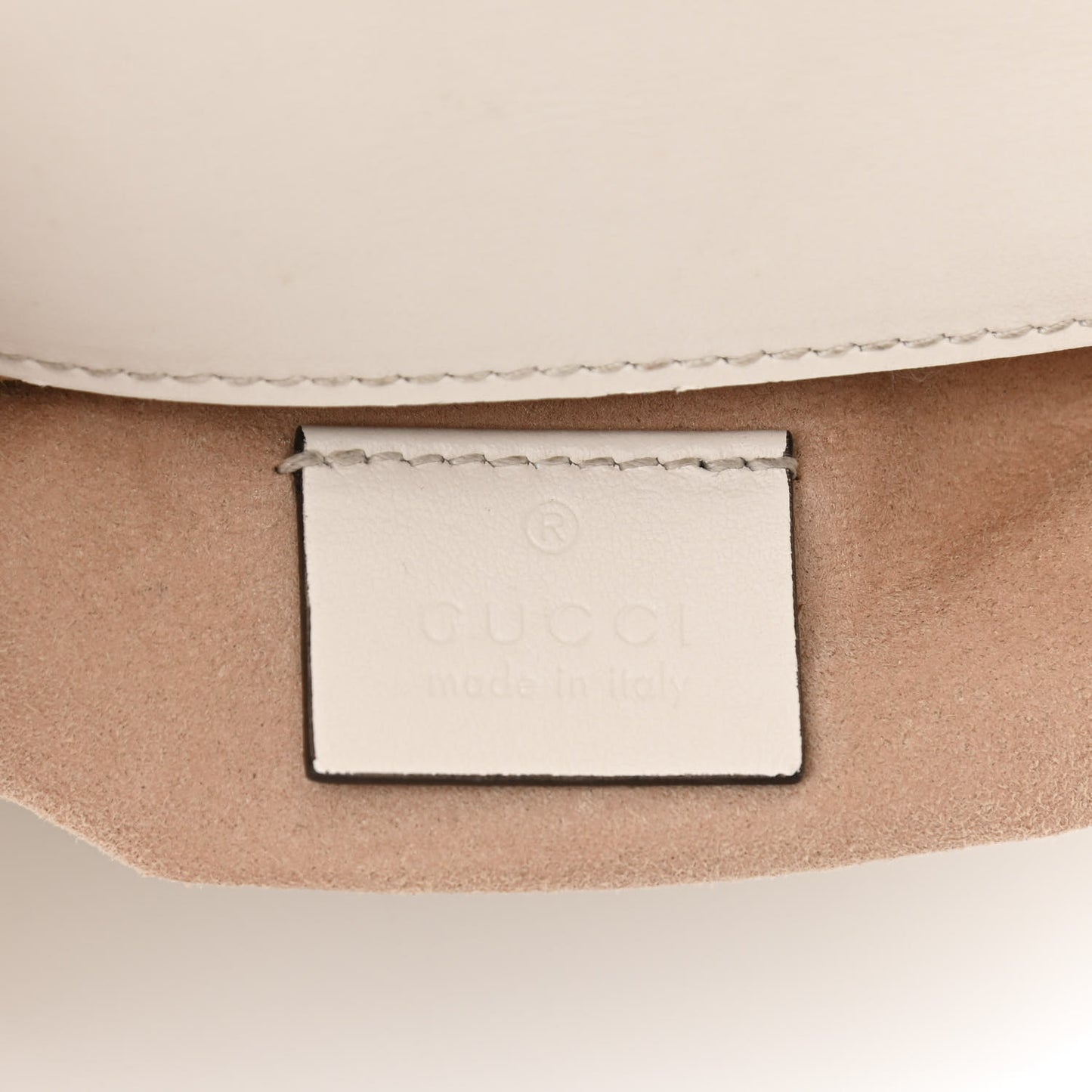 Calfskin Matelasse Mini GG Marmont Top Handle Shoulder Bag White