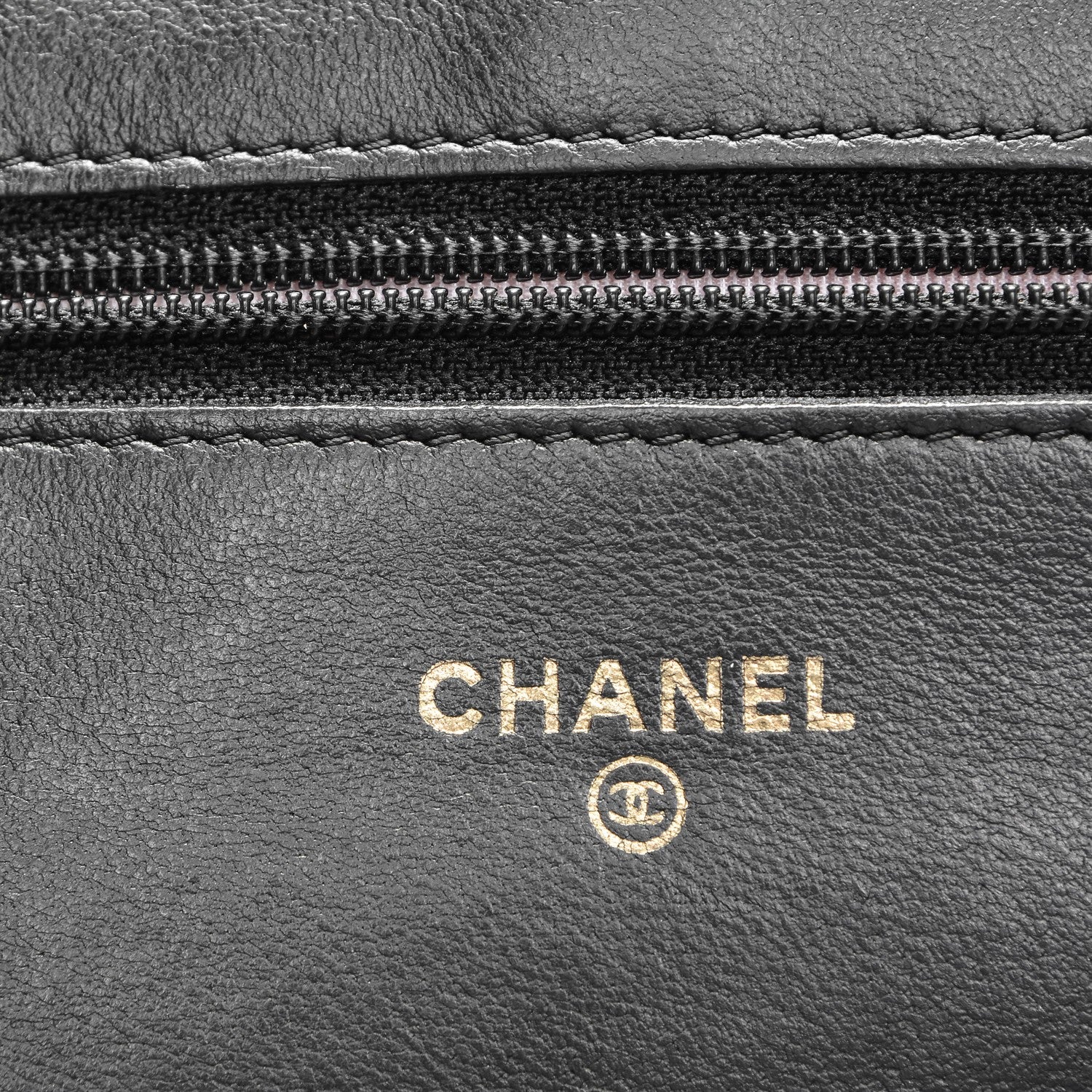 Chanel Lambskin Micro Quilted Wallet On Chain WOC Black 7 of 9
