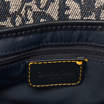 Christian Dior Monogram Saddle Bag Blue 6 of 7