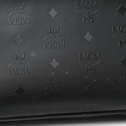 MCM Calfskin Embossed Medium M Moment Backpack Black 15 of 16