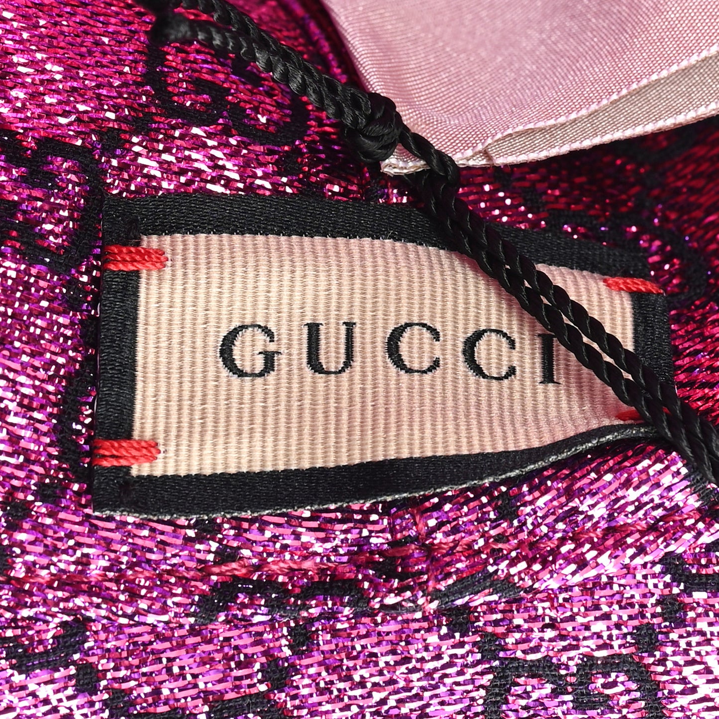 Canvas Lame GG Monogram Reversible Bucket Hat M Fuxia Pink