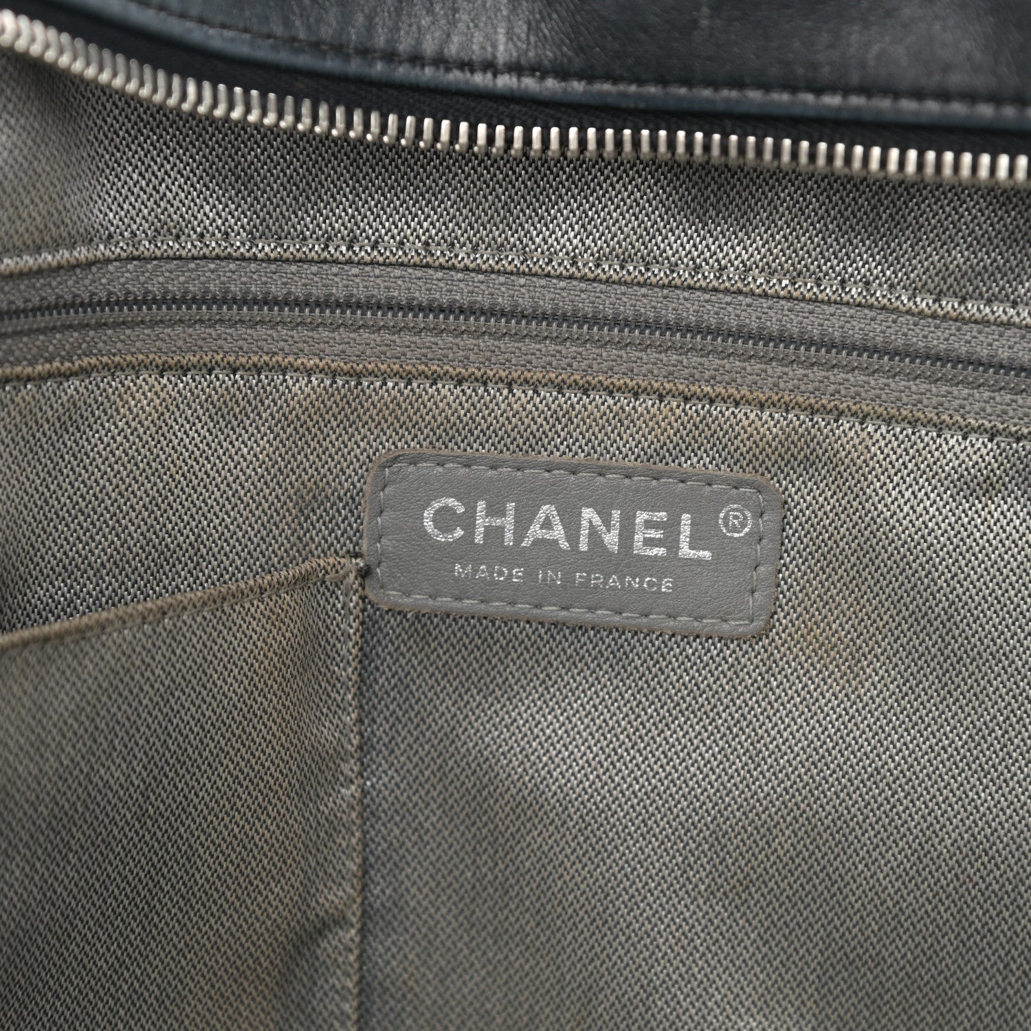 Chanel Lambskin Vertical Quilted Mademoiselle Camera Case Black 5 of 15