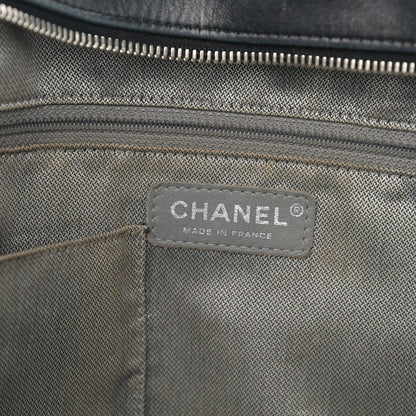 Chanel Lambskin Vertical Quilted Mademoiselle Camera Case Black 5 of 15