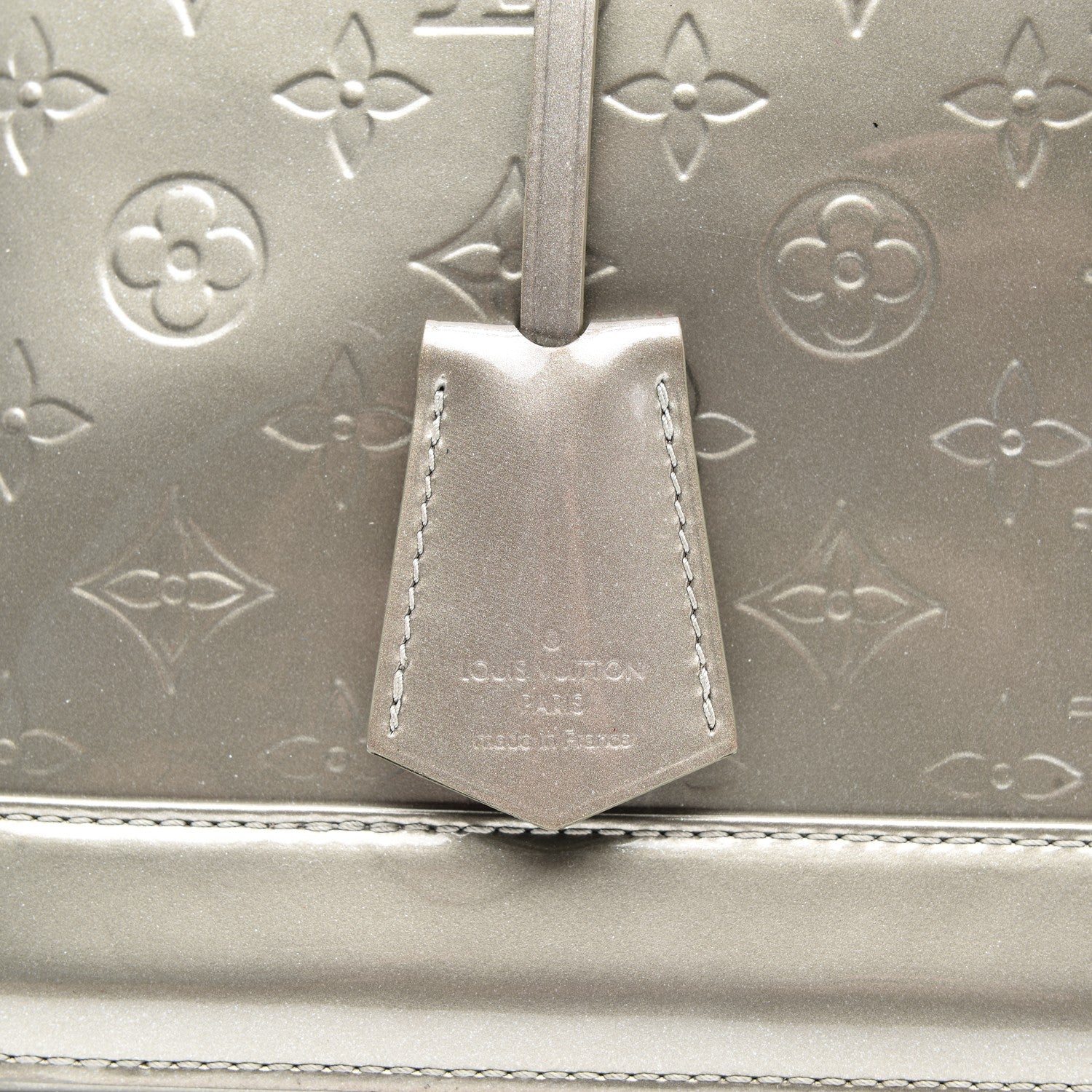 Louis Vuitton Vernis Alma GM Gris Art Deco 7 of 9
