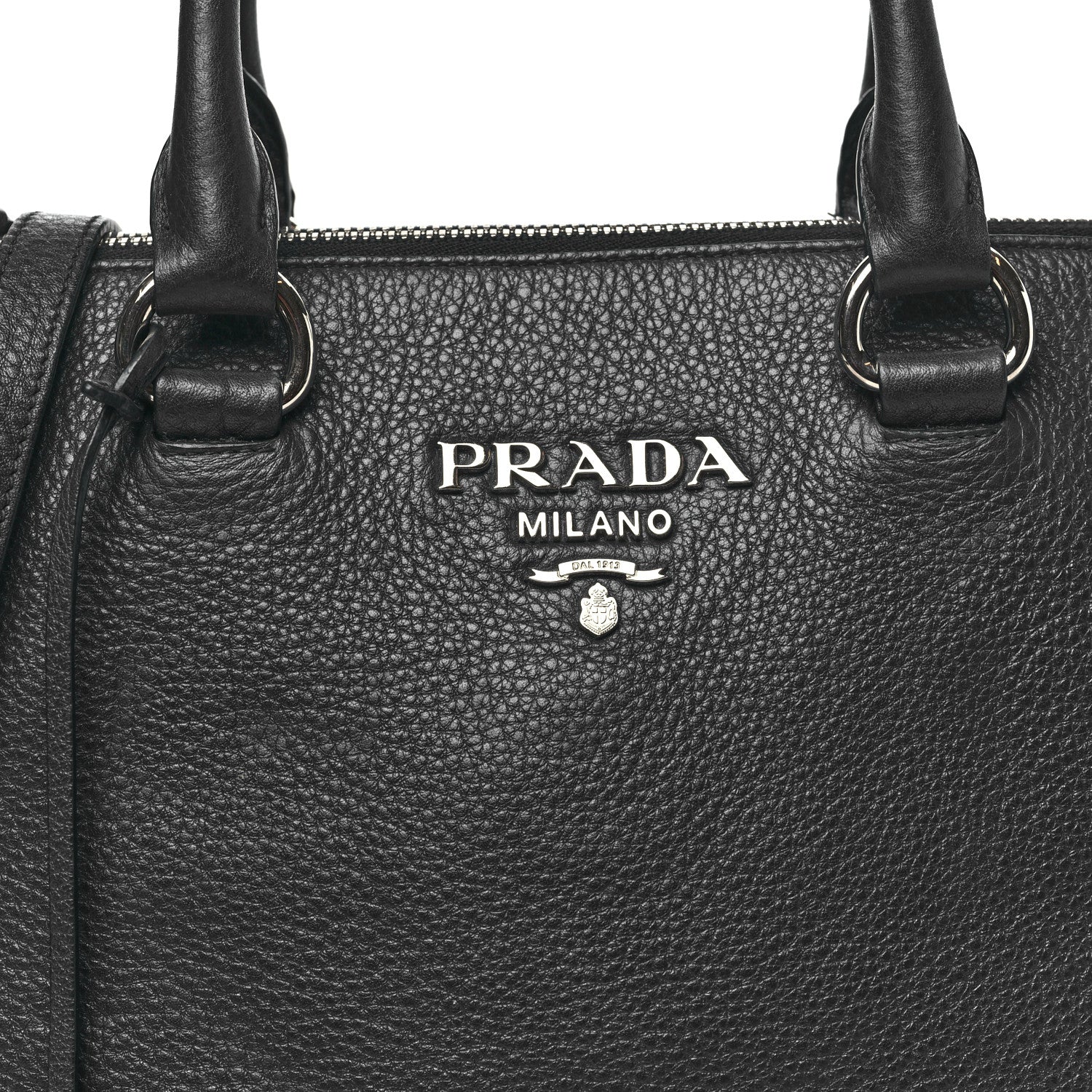 Prada Vitello Phenix Satchel Baltico 8 of 11
