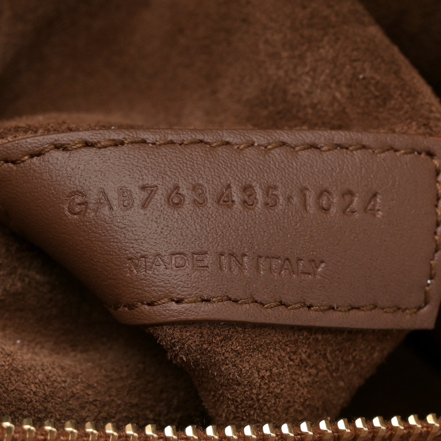 Suede Bea Tote Golden Leaf