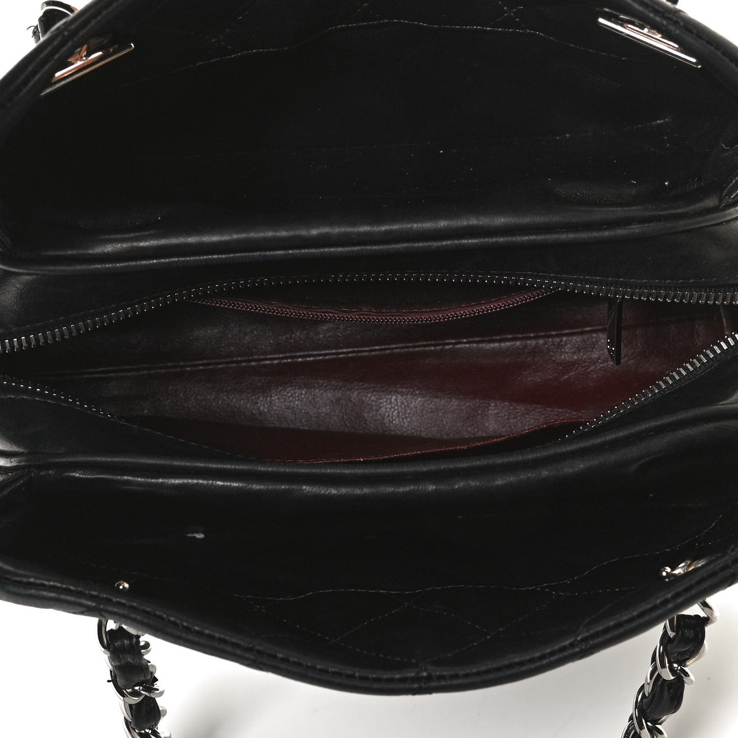 Lambskin Timeless Shopping Tote Black