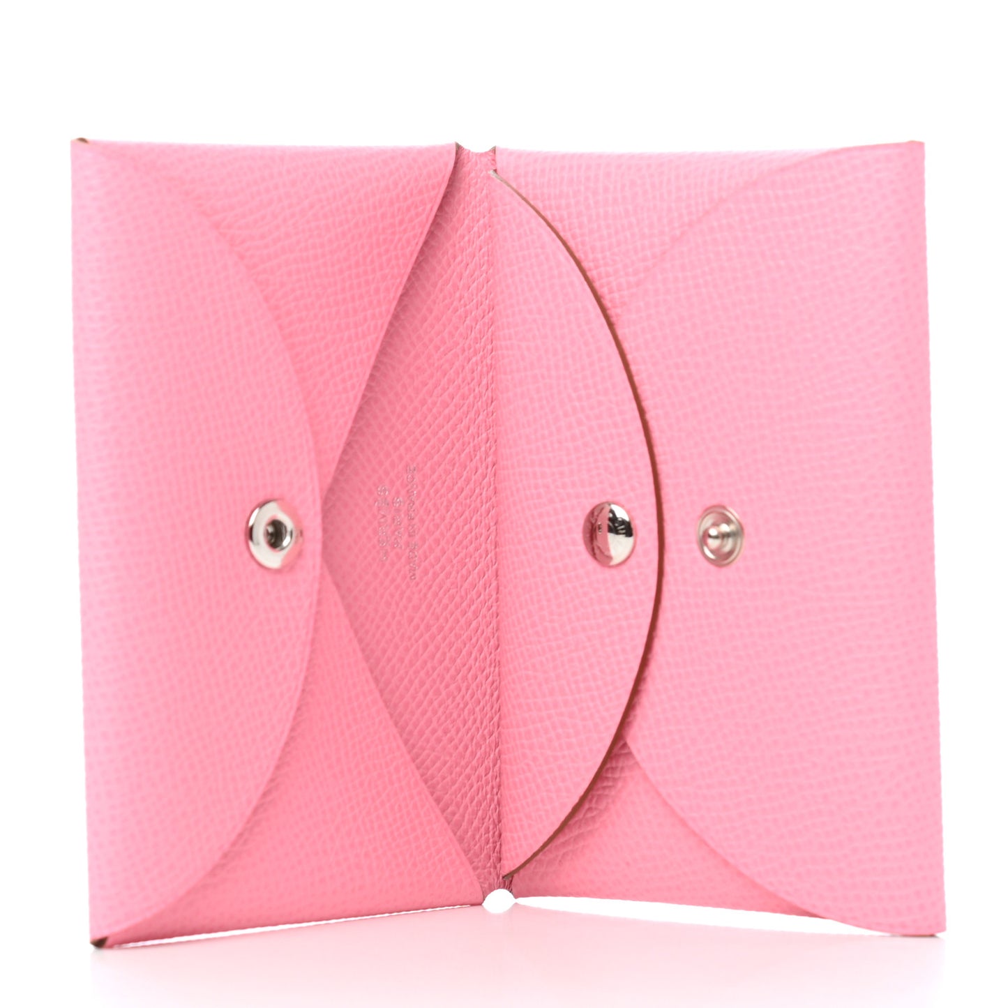 Epsom Calvi Duo Card Case Rose Confetti