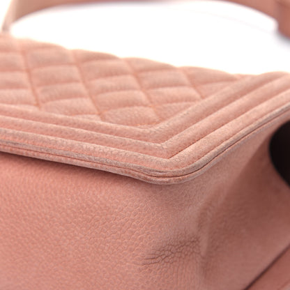 Chanel Caviar Quilted Medium Boy Flap Light Pink 16 of 20