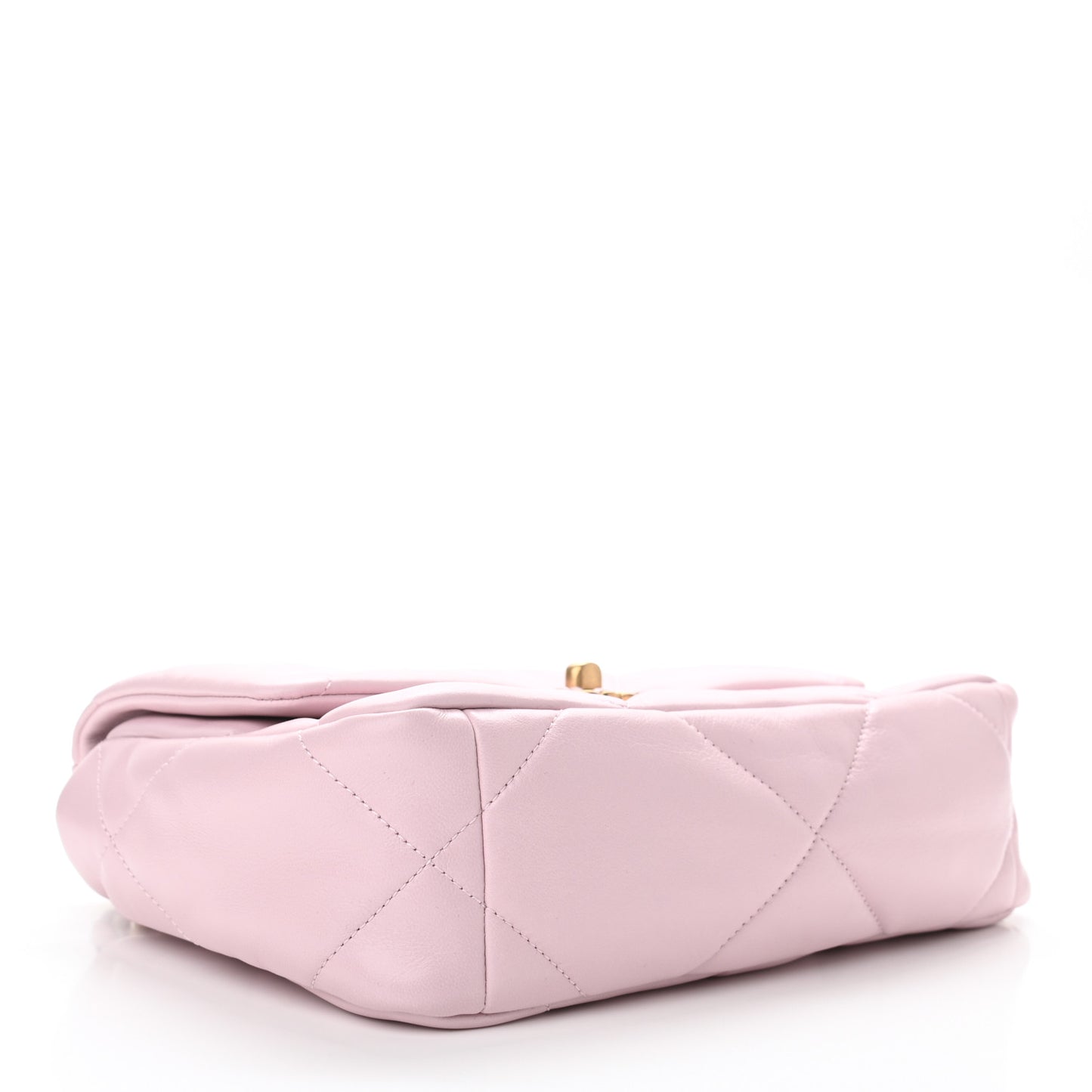 Lambskin Quilted Medium Chanel 19 Flap Light Pink