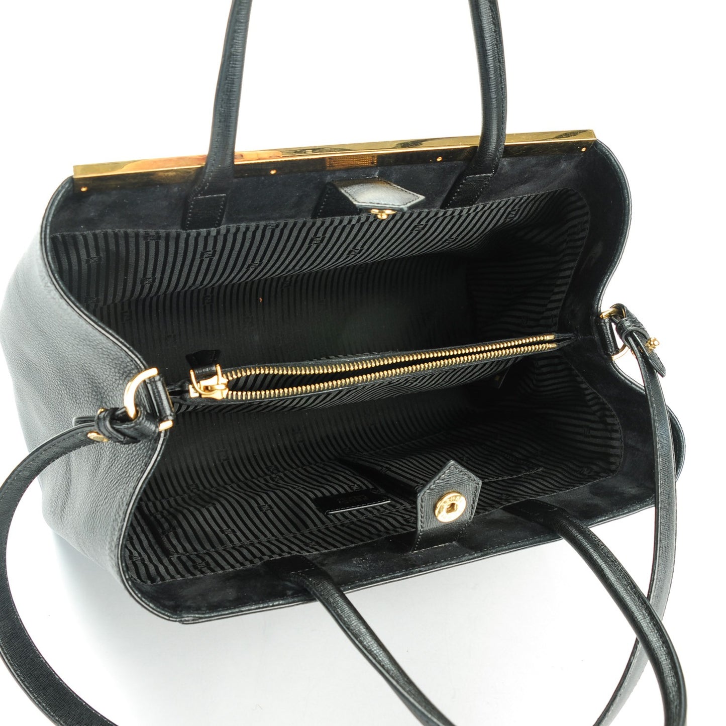 Vitello Elite Medium 2Jours Tote Black