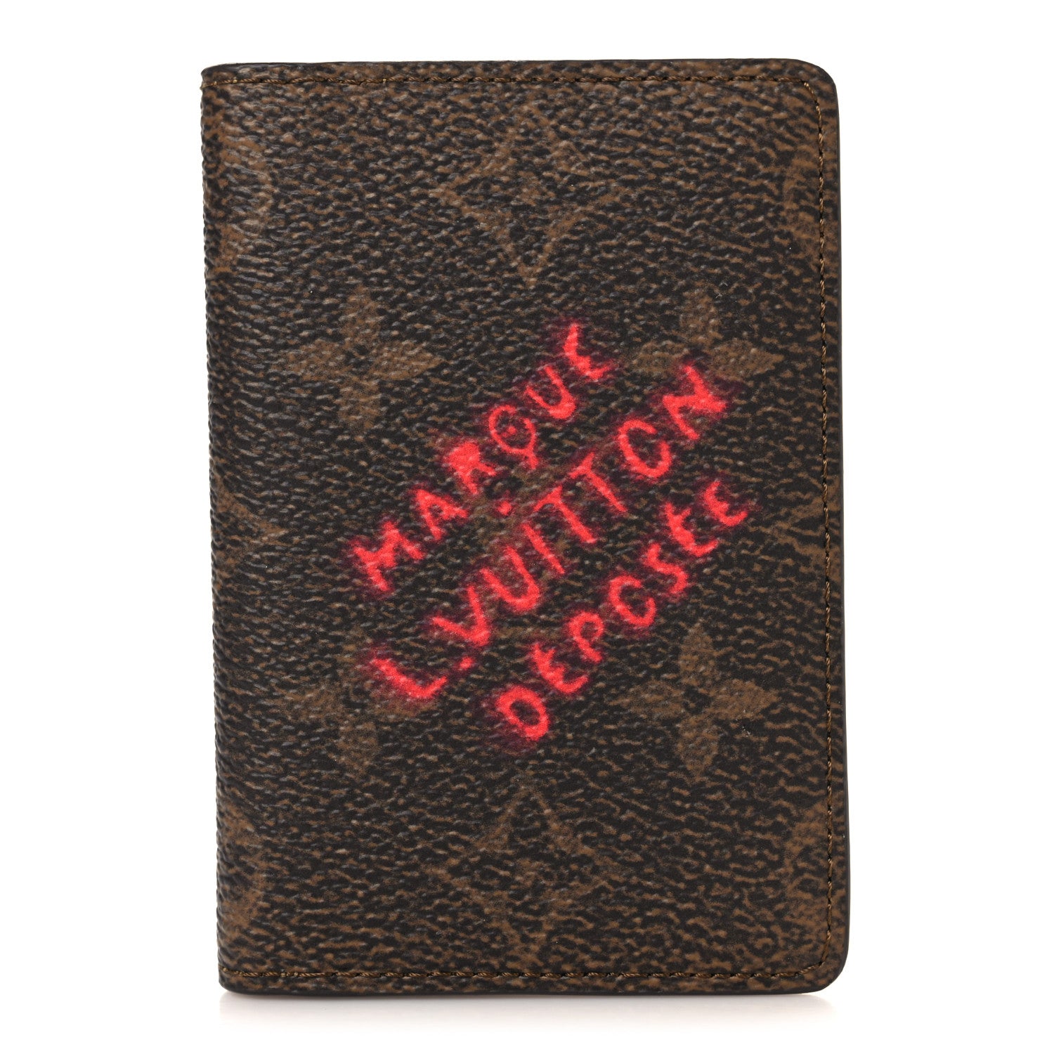 Louis Vuitton Monogram Dust Marque Pocket Organizer NM 1 of 7