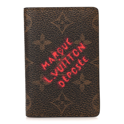 Louis Vuitton Monogram Dust Marque Pocket Organizer NM 1 of 7