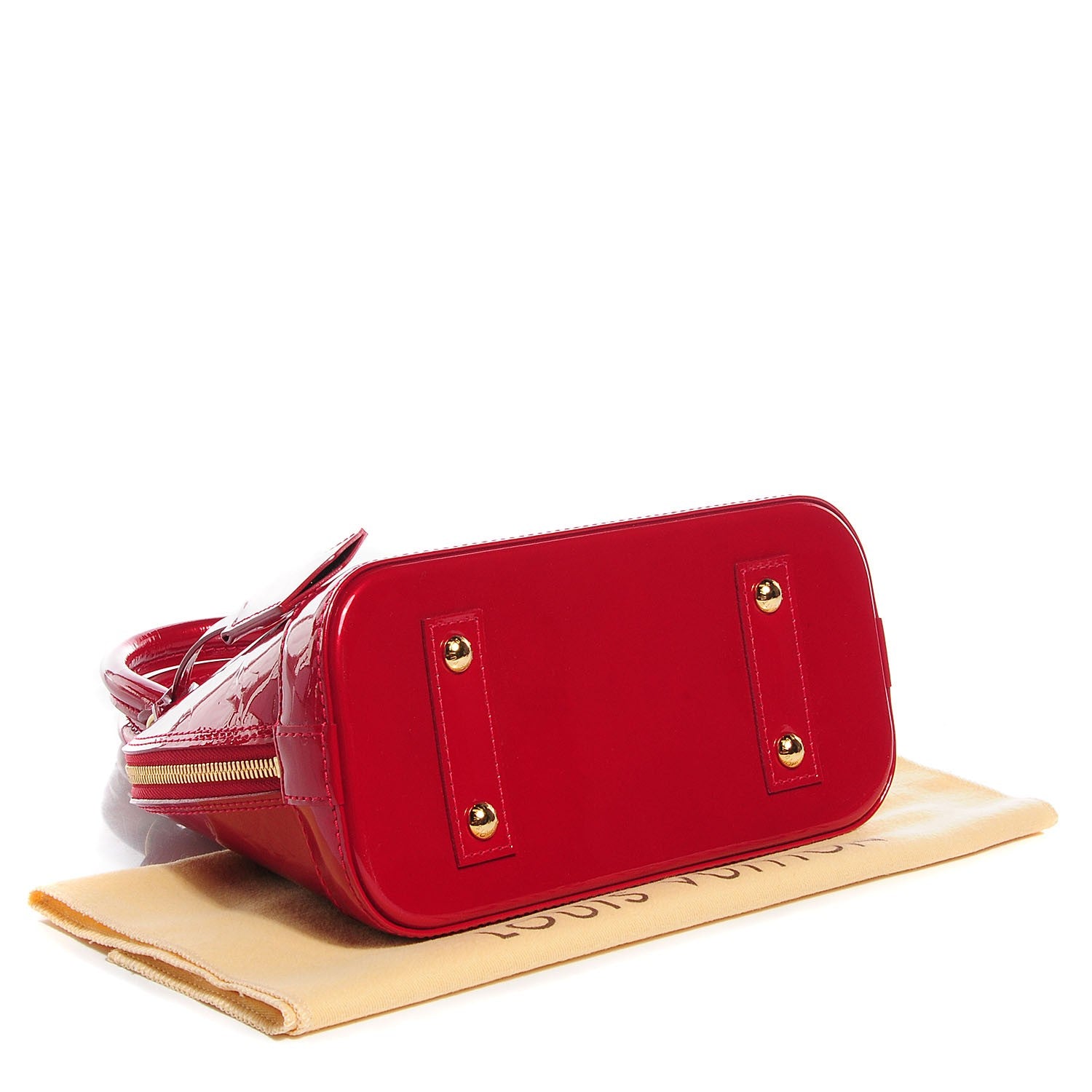 Louis Vuitton Vernis Alma BB Pomme D'Amour 4 of 7