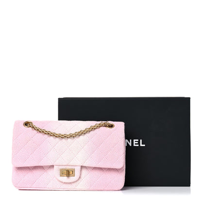 Chanel Ombre Denim Quilted 2.55 Reissue 225 Flap Pink 10 of 10