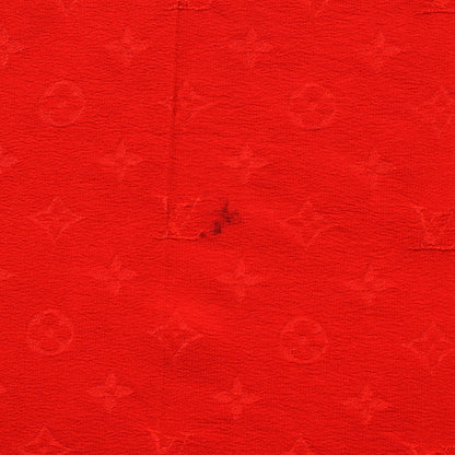 Louis Vuitton Silk Monogram Monaco Square Scarf Red 2 of 4