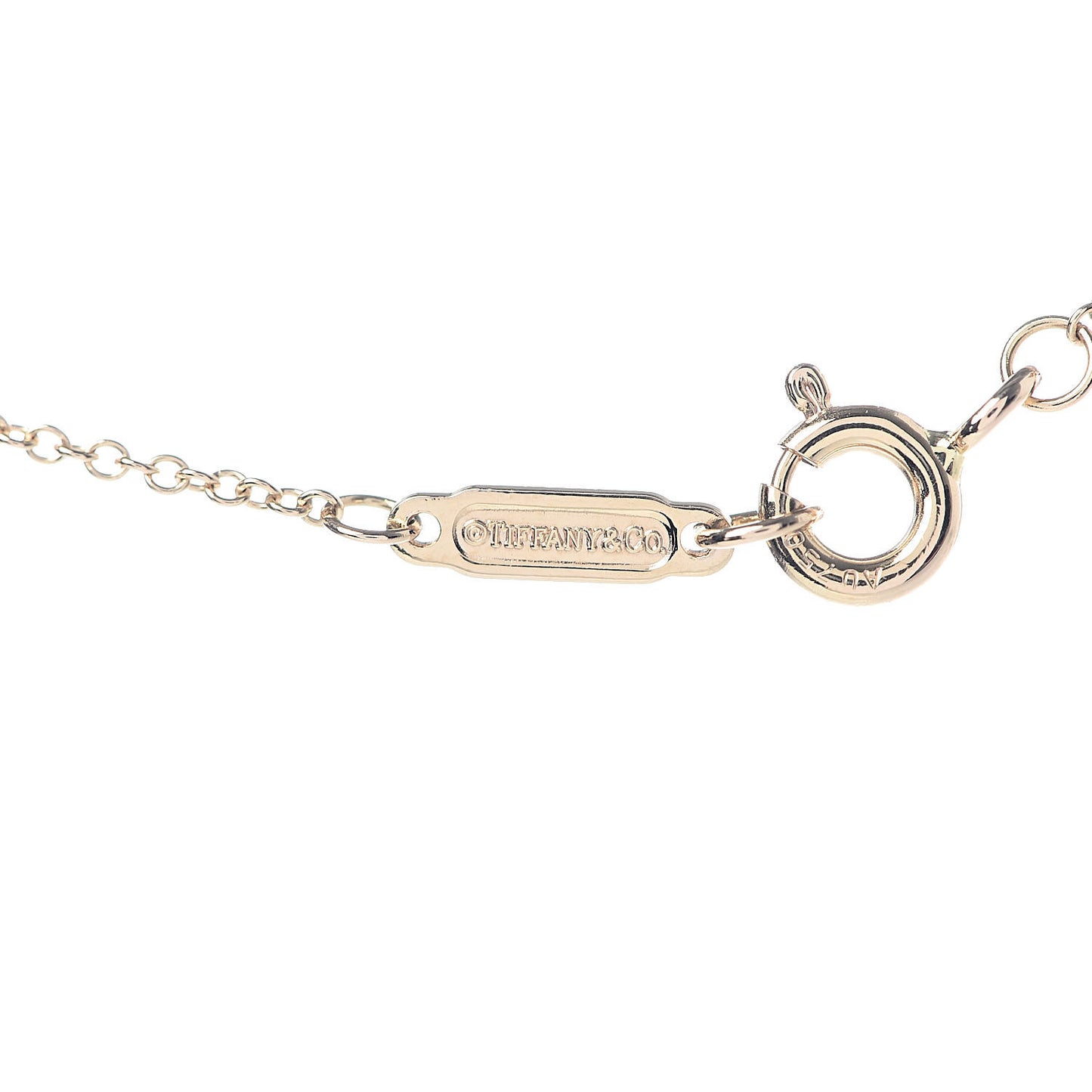 18K Yellow Gold Diamond Heart Pendant Necklace