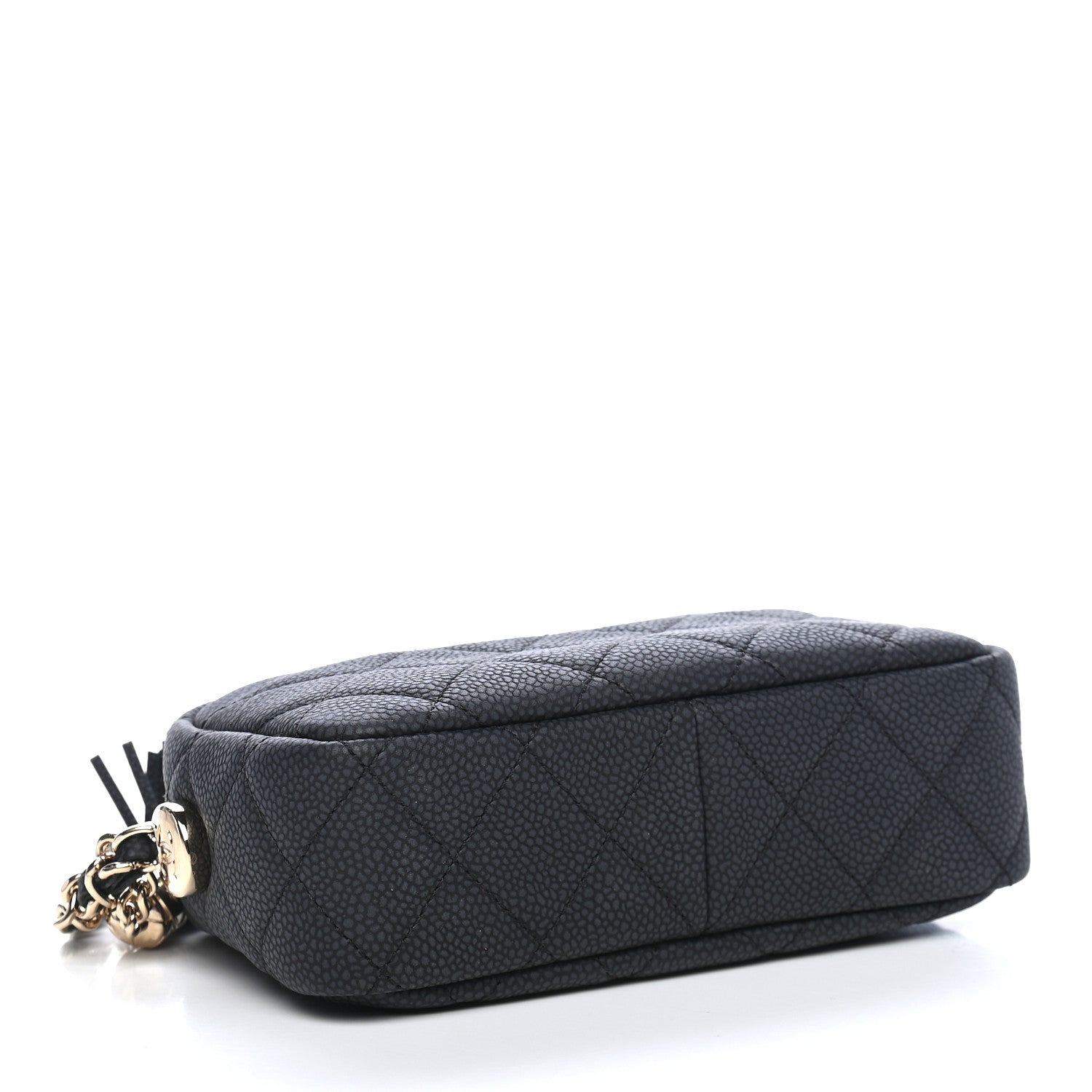 Chanel Iridescent Caviar Quilted Mini Coco Tassel Camera Case Black 3 of 8