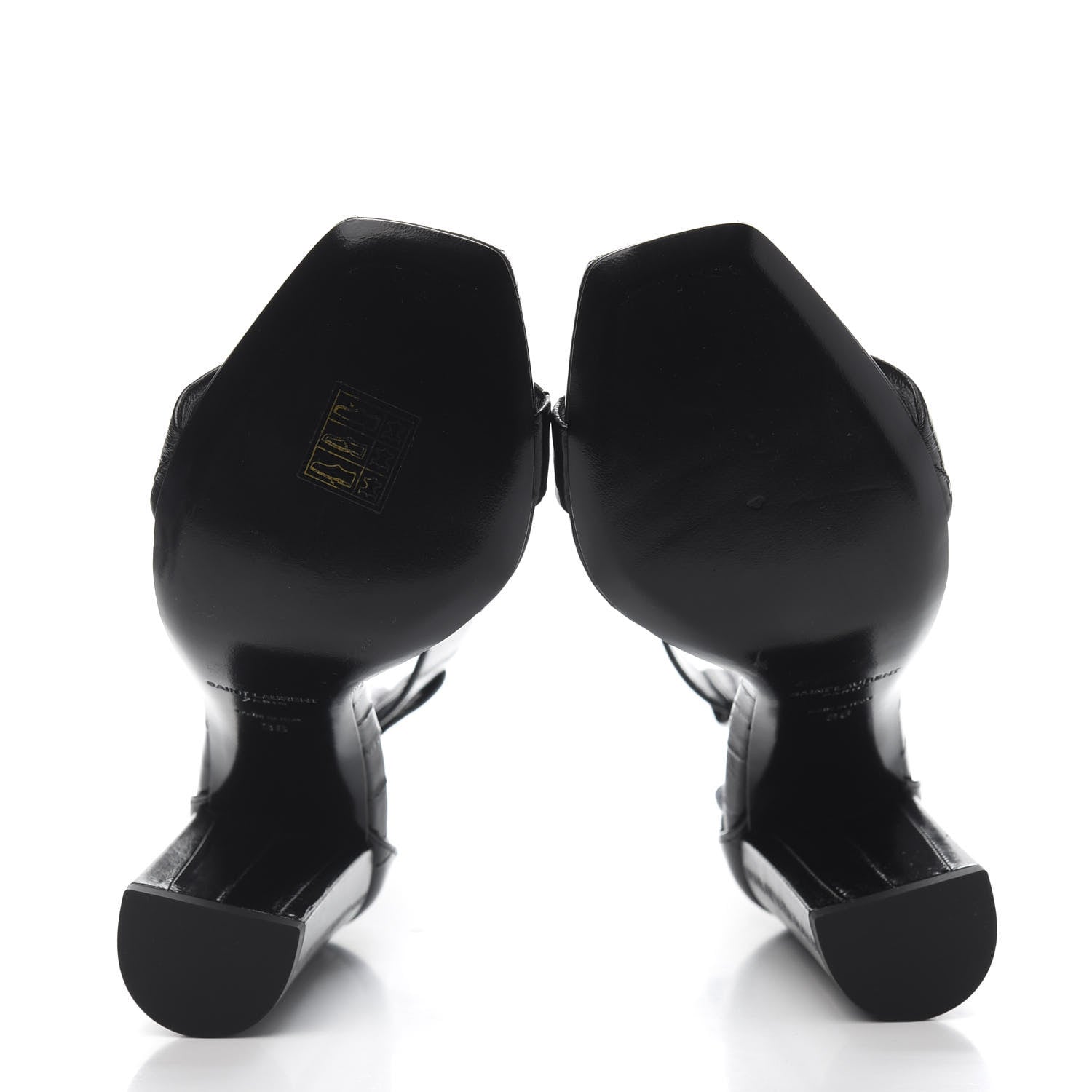 Saint Laurent Anguilla LouLou 105 Buckle Sandals 36 Black 5 of 8