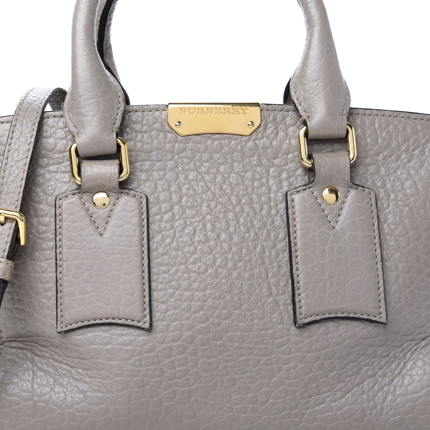 Burberry Signature Grain Small Clifton Bag Grey 9 of 13