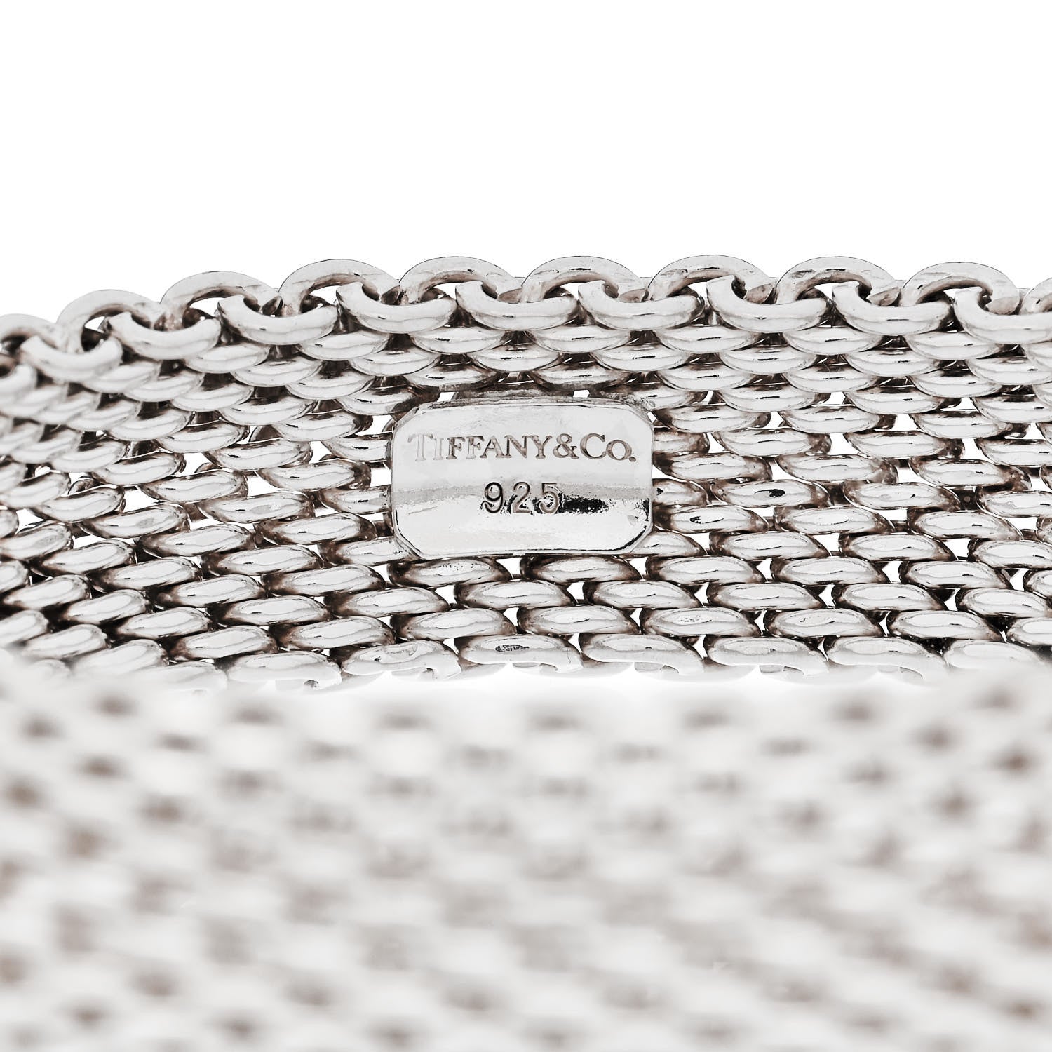 Tiffany Sterling Silver Somerset Mesh Bracelet 3 of 3