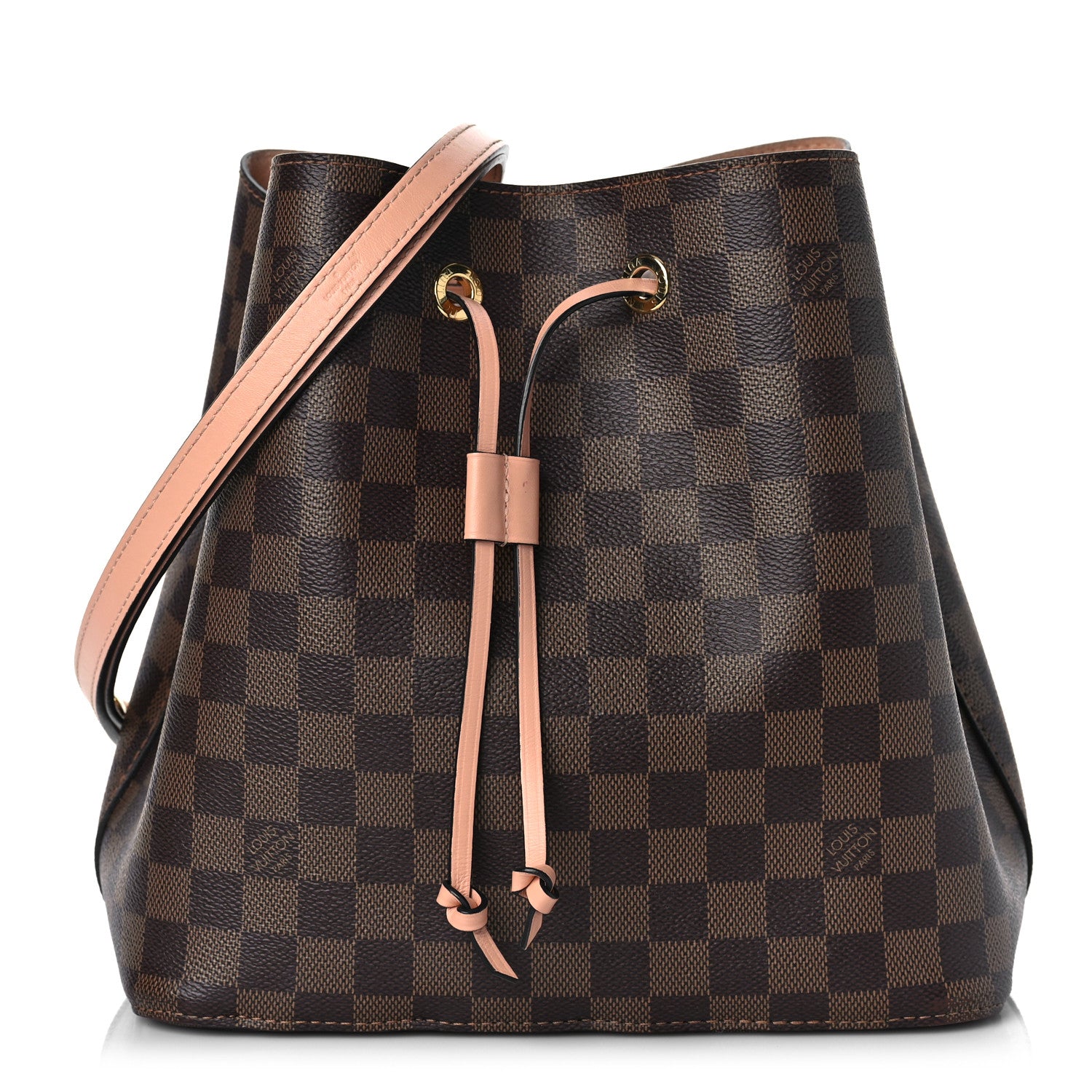 Louis Vuitton Damier Ebene Neonoe MM Venus Pink 1 of 8