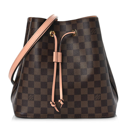 Louis Vuitton Damier Ebene Neonoe MM Venus Pink 1 of 8