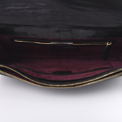 Nancy Gonzalez Crocodile Bar Clutch Black 5 of 8