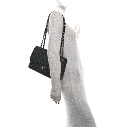 Chanel Caviar Quilted Jumbo Single Flap Black 2 of 10