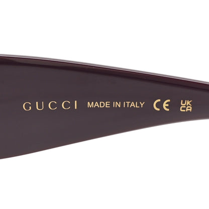 Gucci Acetate Square GG Marmont Logo Sunglasses GG1975S Purple 6 of 8