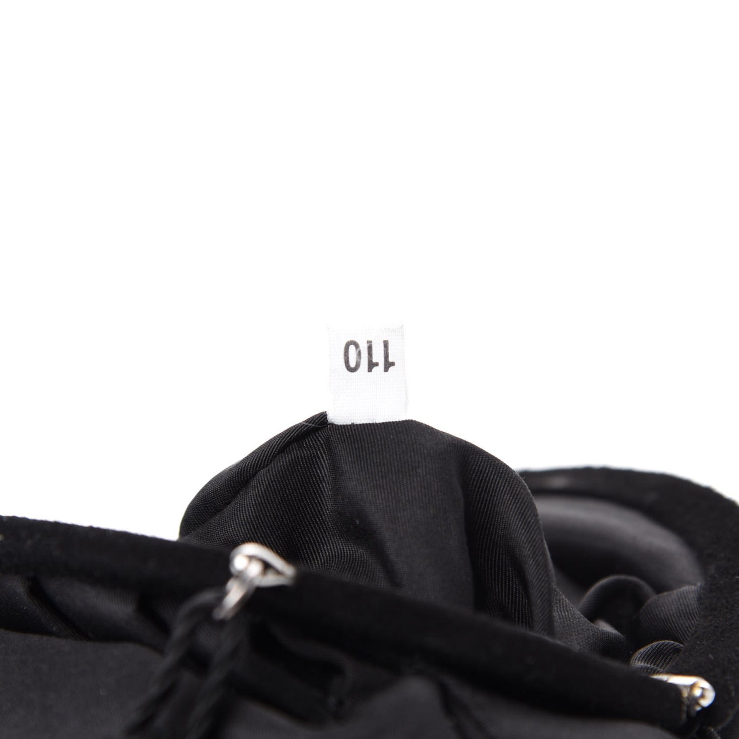 Satin Evening Bag Black