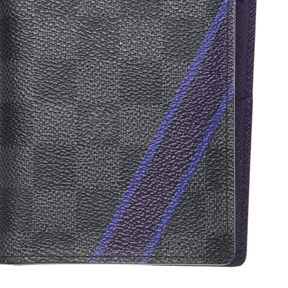 Louis Vuitton Damier Graphite My LV Heritage Brazza Wallet Raisin Violet 7 of 7