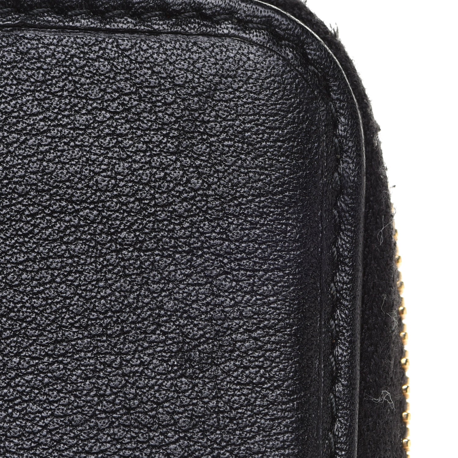 Prada Saffiano Compact Bow Zip Around Wallet Black 10 of 15