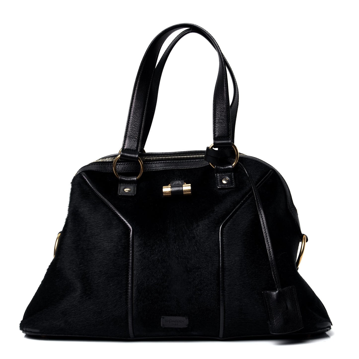 Calf Hair Large Muse Black