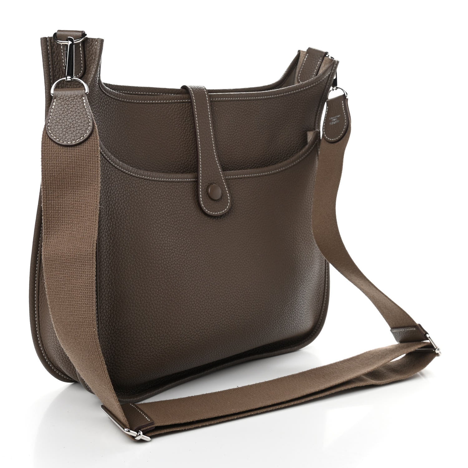 Hermes Taurillon Clemence Evelyne III GM Etoupe 4 of 10