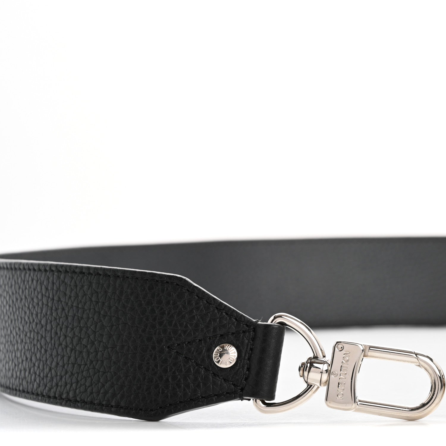 Louis Vuitton Taurillon Bandouliere Shoulder Strap Black 3 of 4