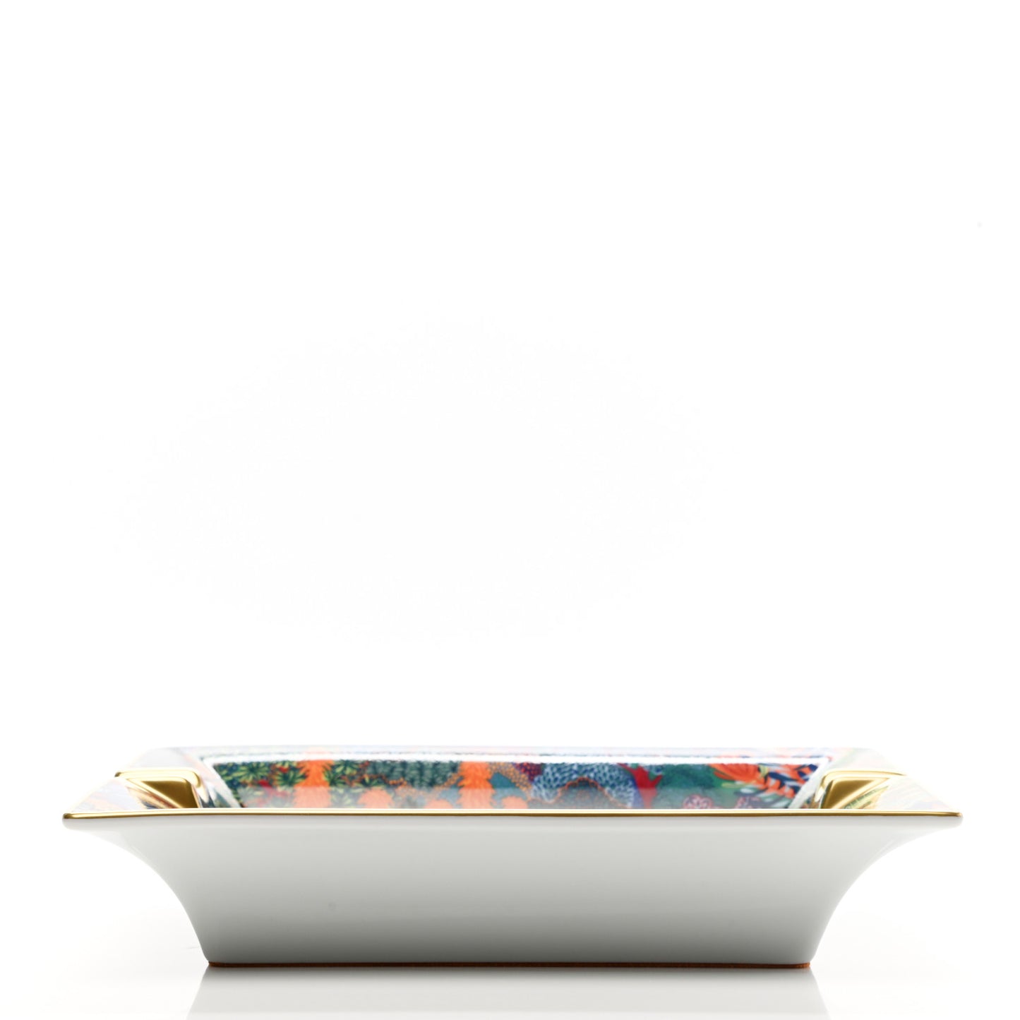 Porcelain Mountain Zebra Ashtray Chlorophylle