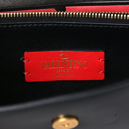 Valentino Garavani Calfskin VSling Wallet On Chain Black 6 of 8
