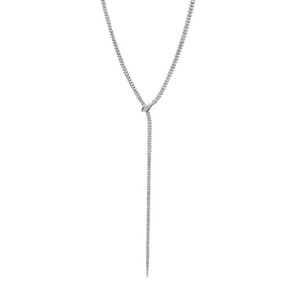 Tiffany Sterling Silver Elsa Peretti Snake Necklace 1 of 3