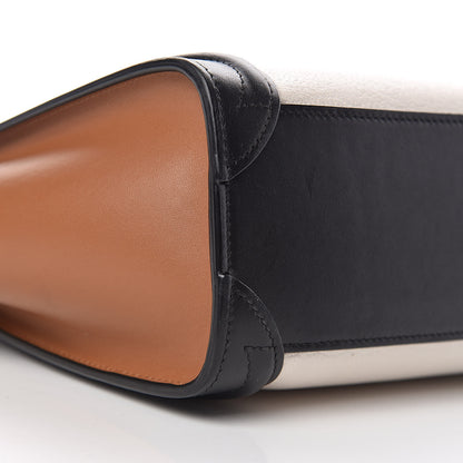 Celine Goatskin Smooth Calfskin Nano Tri-Color Luggage White 7 of 10