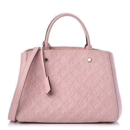 Louis Vuitton Empreinte Montaigne MM Rose Ballerine 1 of 8
