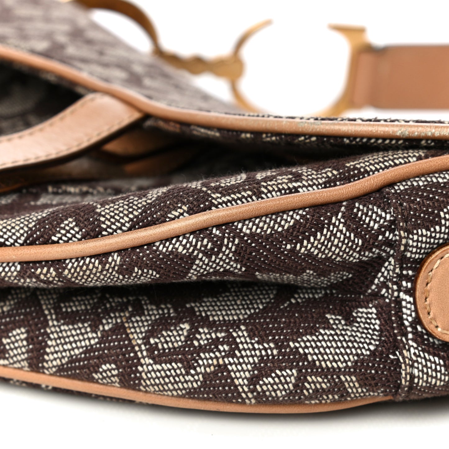 Monogram Saddle Bag Brown