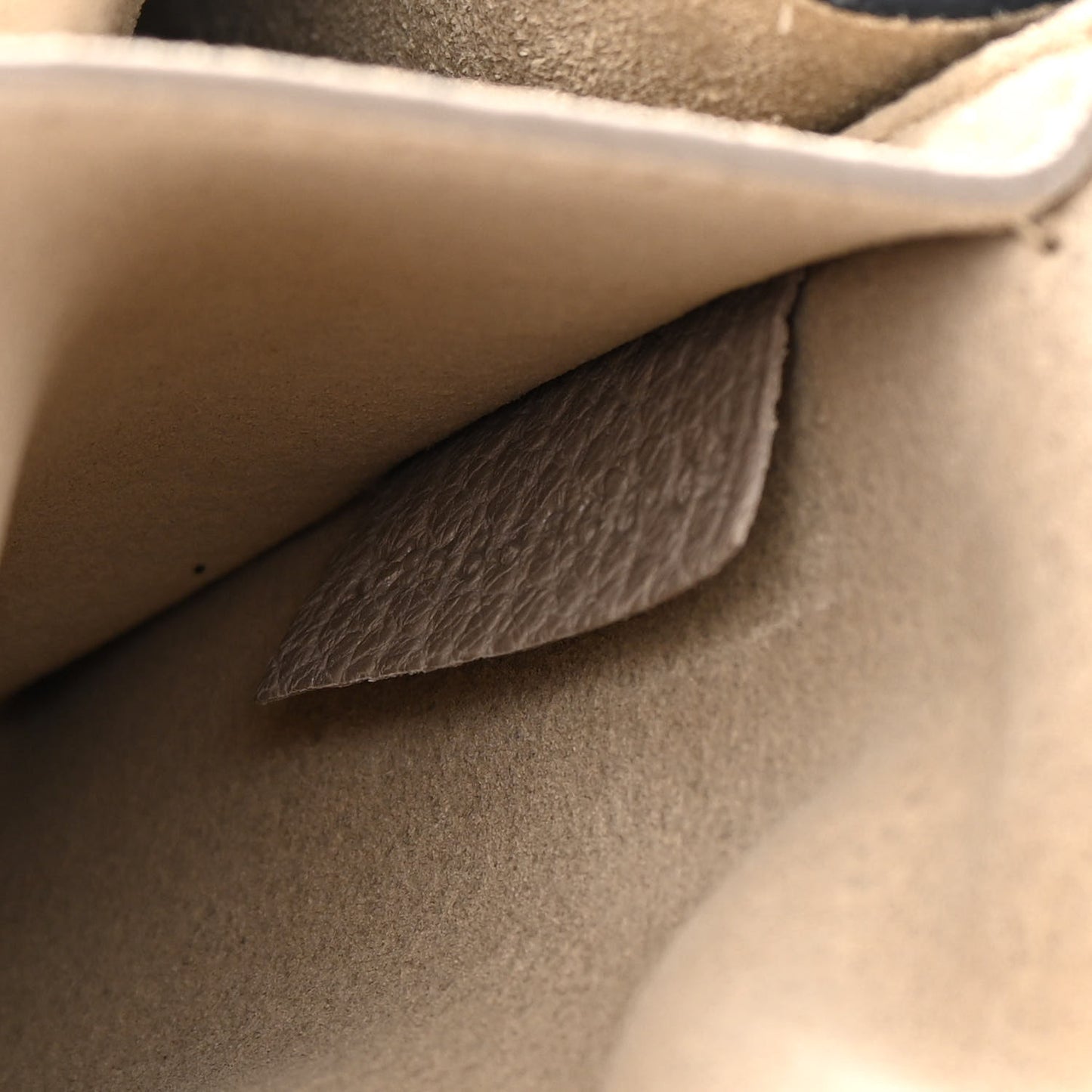 Grained Lambskin Drew Shoulder Bag Motty Grey