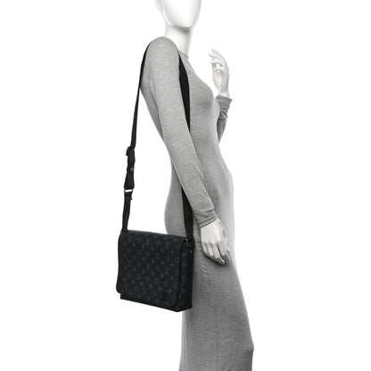 Louis Vuitton Monogram Eclipse District PM Black 2 of 10